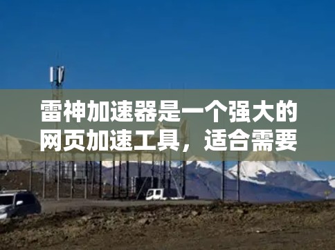 雷神加速器是一个强大的网页加速工具，适合需要快速提高网页加载速度的用户。以下是逐步的使用指南