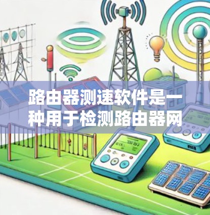 路由器测速软件是一种用于检测路由器网络性能的工具，帮助路由器主人了解其连接速度、其他网络设备的连接情况以及网络稳定性。以下是对路由器测速软件的详细介绍