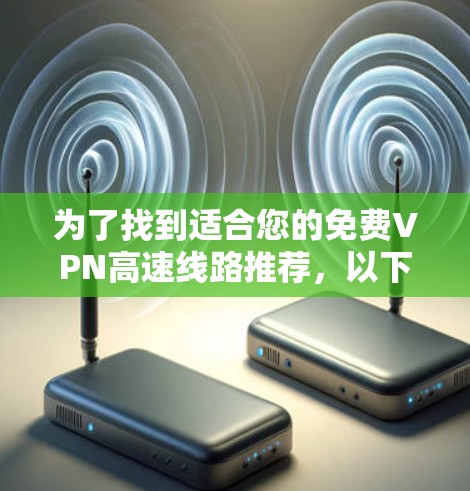 为了找到适合您的免费VPN高速线路推荐，以下是一些步骤性的建议和推荐，帮助您做出明智的选择