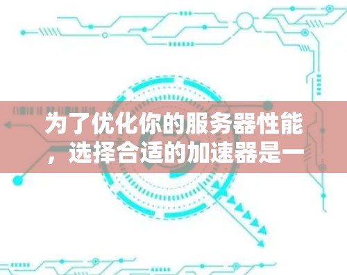 为了优化你的服务器性能，选择合适的加速器是一个明智的决定。以下是一个结构化的指南，帮助你更好地理解和使用加速器