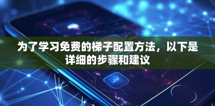 为了学习免费的梯子配置方法，以下是详细的步骤和建议