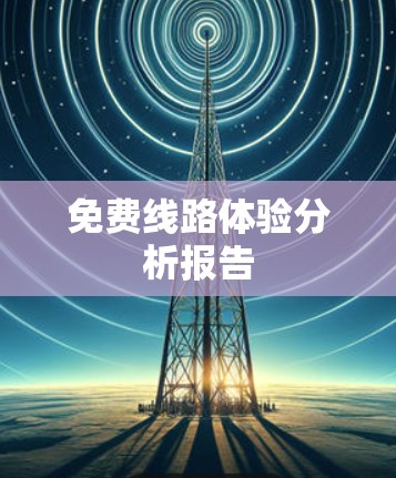免费线路体验分析报告